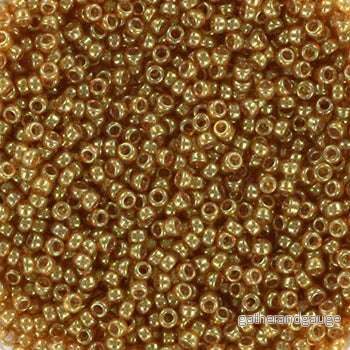 Miyuki Seed Beads - Ceylon Translucent Spice 15/0, 10 gram