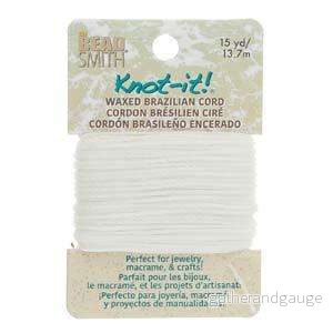 Knot-it Waxed Brazilian cord – Vit 13,7 m Knot-it Waxed Brazilian cord – Vit 13,7 m