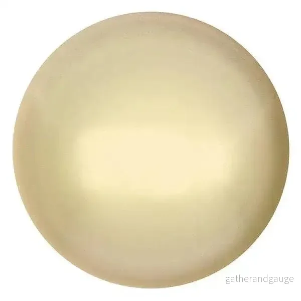 Cabochon par Puca® – Cream Pearl 25 mm, 1 styck