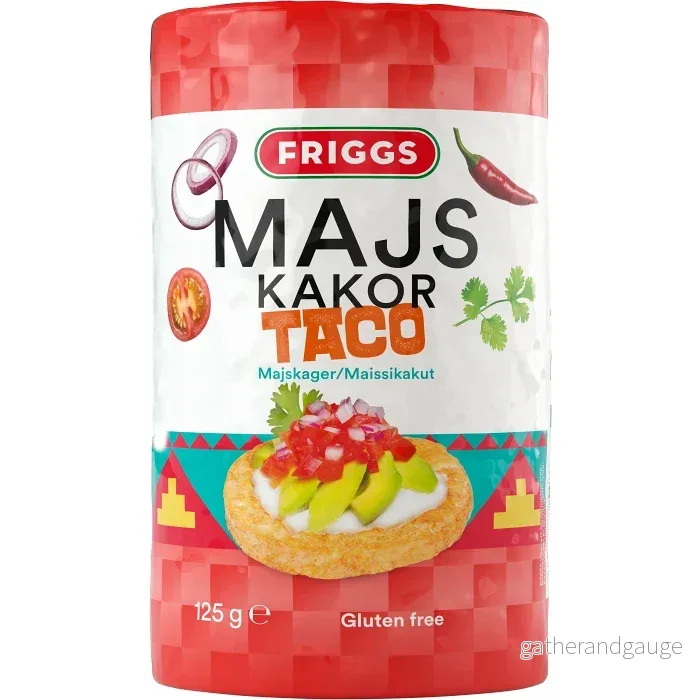 Friggs Majskakor Taco 125 g Friggs Majskakor Taco 125 g