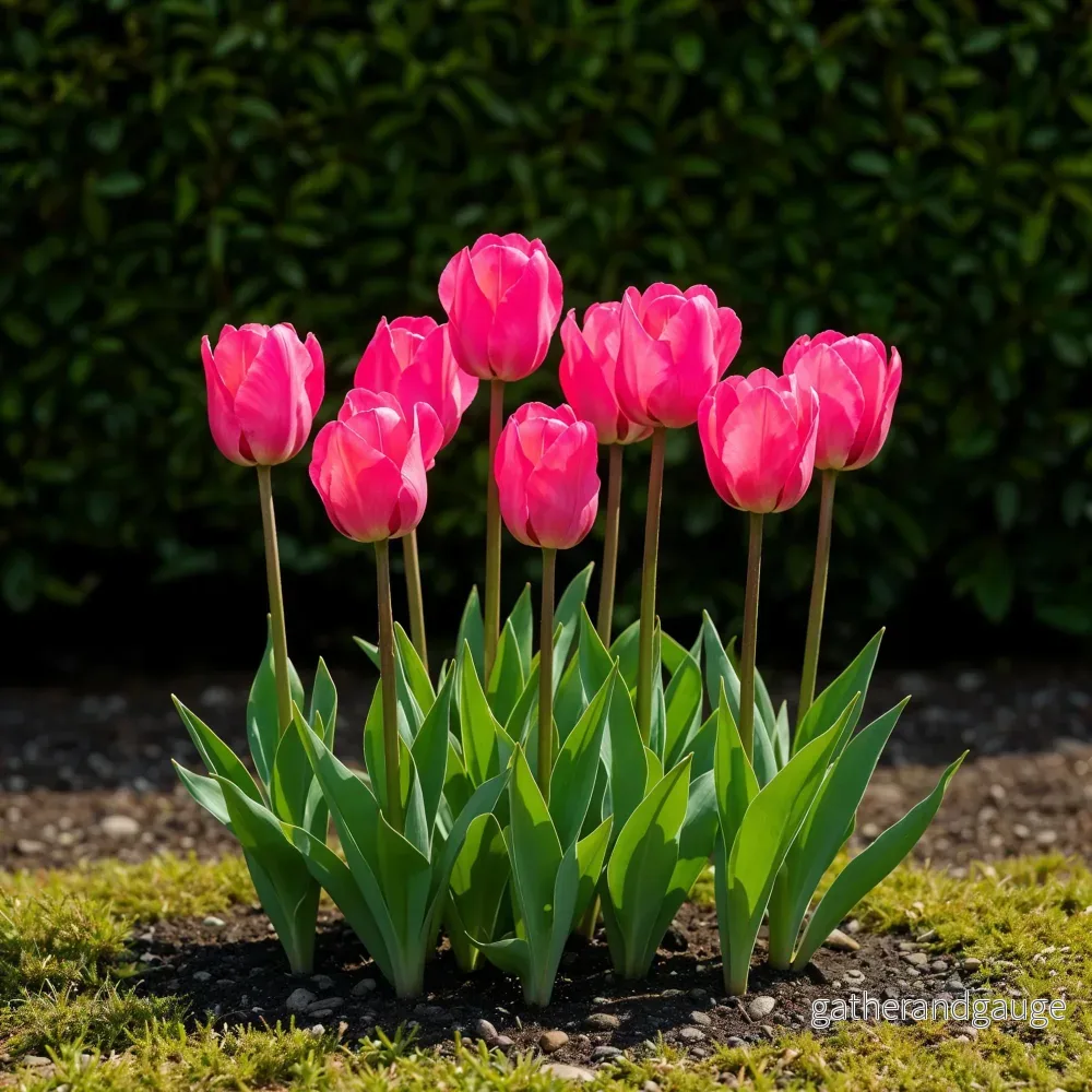 Green boutiQ - Bloembollen - Tulp Triumph Pink - Kleur Roze - 15 stuks - Bolmaat 11/12 - XXL Pack - Bild 2