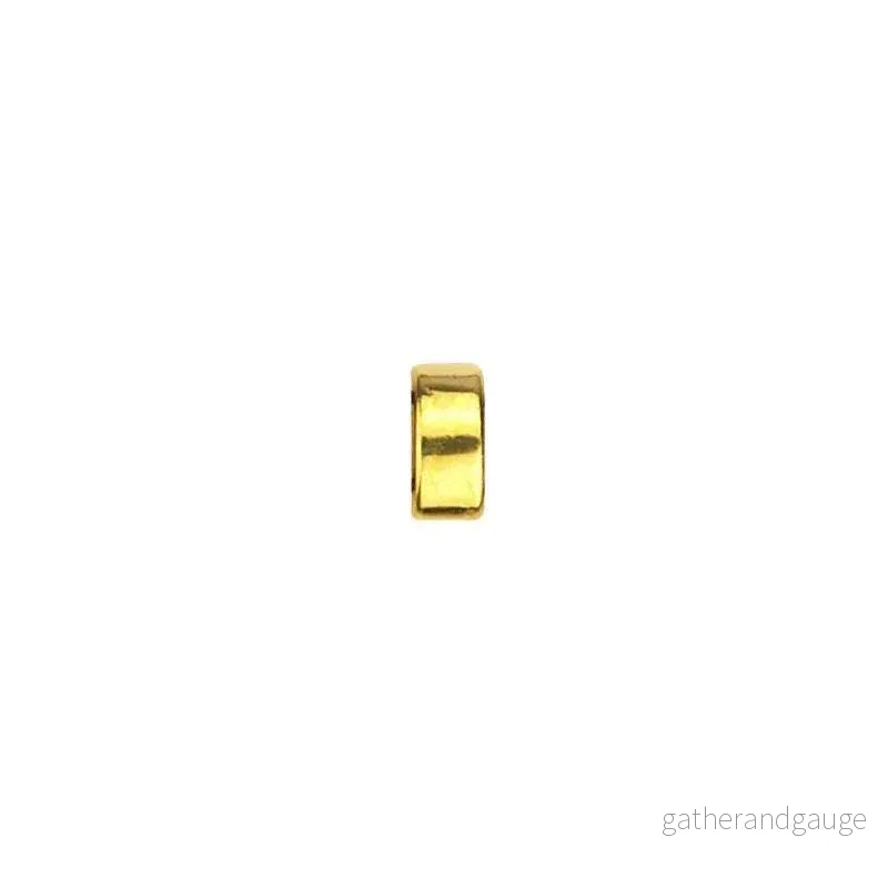 Mellandel Guldfärgad – Duo Round Brick 3x6mm 2-pack Mellandel Guldfärgad – Duo Round Brick 3x6mm 2-pack