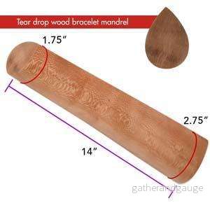 Mandrel Armband - Trä Dropp Formad 1 Styck - Bild 2