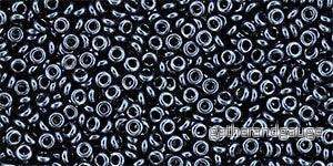 TOHO Demi Round – Metallic Hematite 11/0, 5 gram TOHO Demi Round – Metallic Hematite 11/0, 5 gram