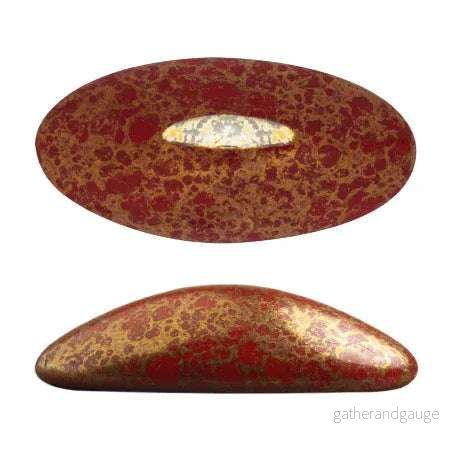 Athos® par Puca® – Opaque Coral Red Bronze 20x10mm, 1 styck Athos® par Puca® – Opaque Coral Red Bronze 20x10mm, 1 styck