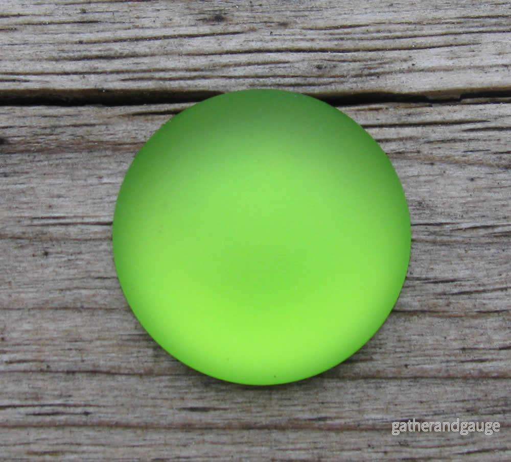 Luna Cabochon - Lime 18 mm 1 styck