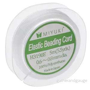Miyuki Elastisk Smyckestråd Klar 0,8mm – 5m Miyuki Elastisk Smyckestråd Klar 0,8mm – 5m