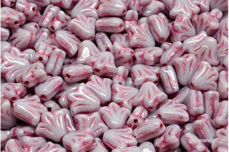 Lily Flower Bead – Rose / Pink 9mm, 20-pack