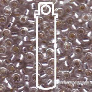 Miyuki Seed Beads - Silverlined Crystal 5/0 E-Beads, 20 gram