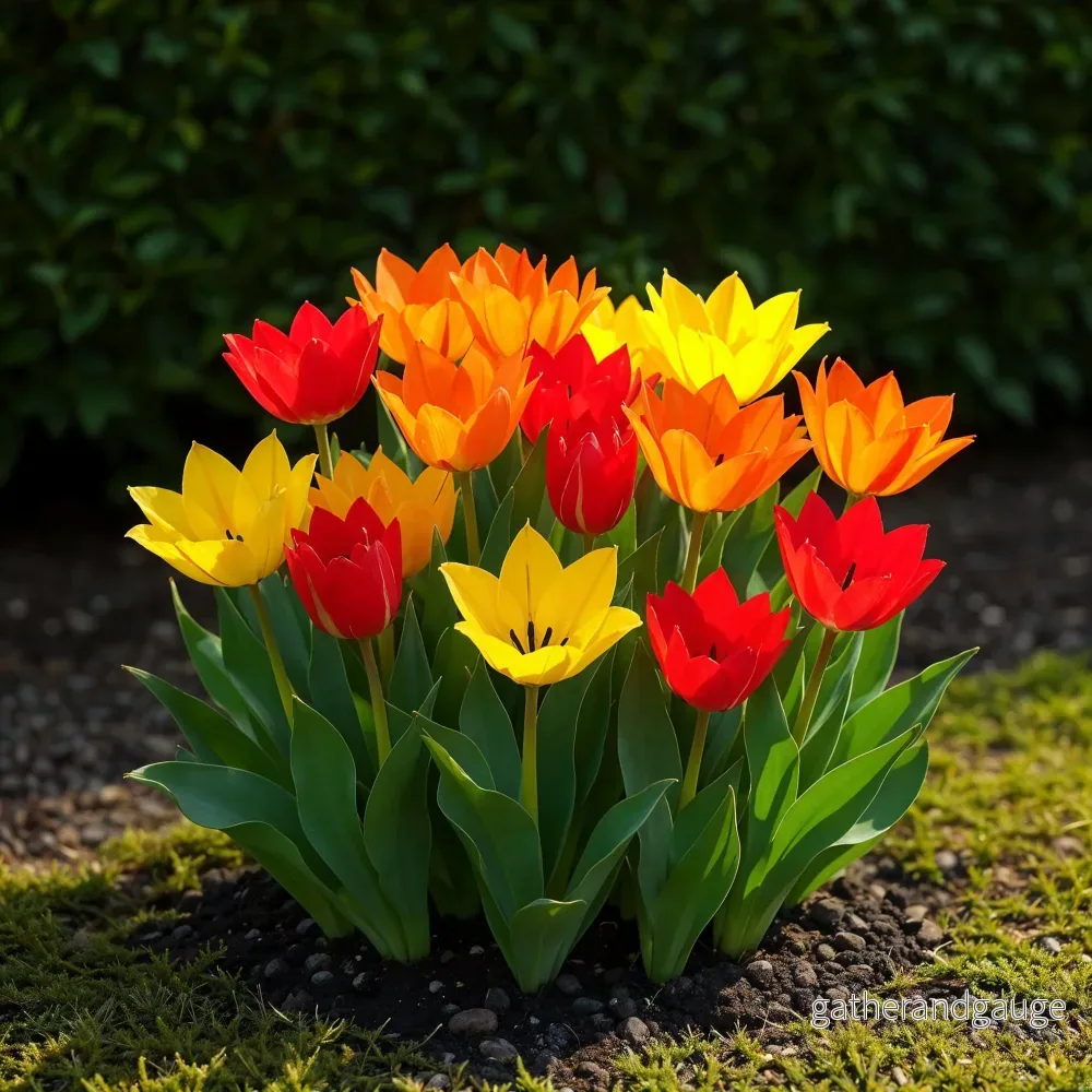 Green boutiQ - Bloembollen - Tulp Praestans mix - Diversen Kleuren - 25 stuks - Bolmaat 8/9 - XXL Pack - Bild 2