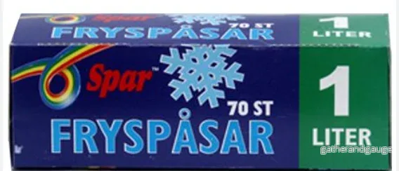 Fryspåsar 1 L Spar