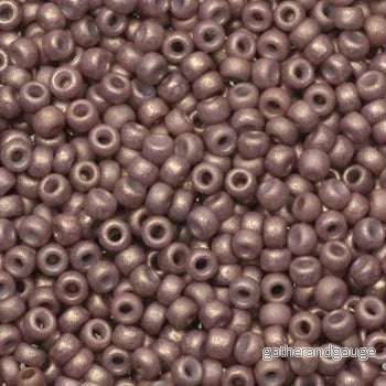 Miyuki Seed Beads – Opaque Matte Dusty Mauve 11/0, 10 gram