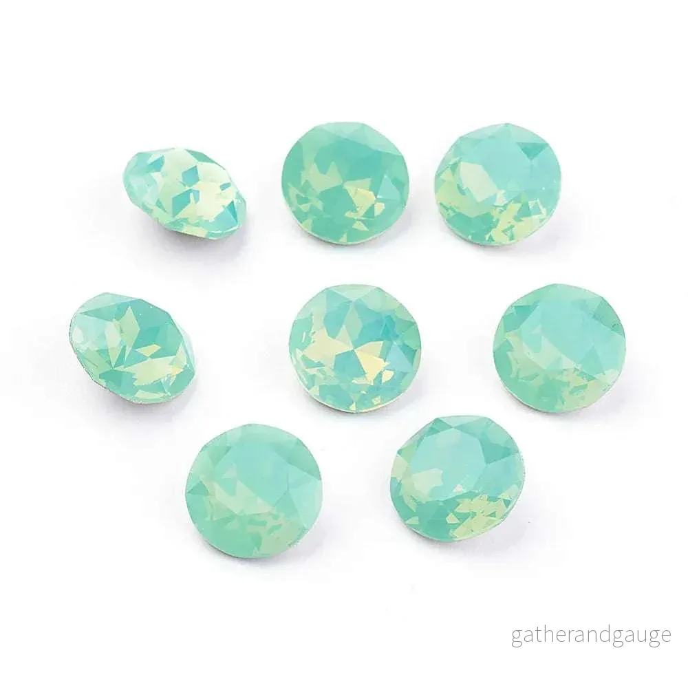 Kinesisk strass - Round stone Pacific Opal 10mm 1 styck - Bild 2