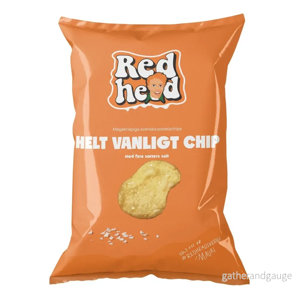 Redhead Chips Helt Vanligt Chip