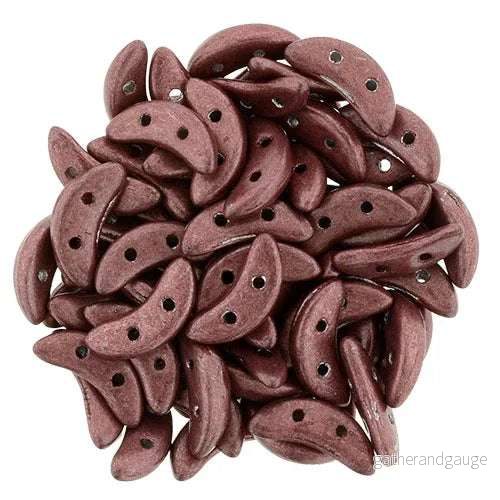 CzechMates Crescent – Saturated Metallic Copper Pink, 10 gram CzechMates Crescent – Saturated Metallic Copper Pink, 10 gram