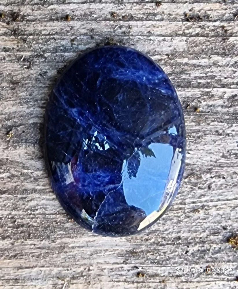 Cabochon Sodalite - Oval 40x30mm 1 styck