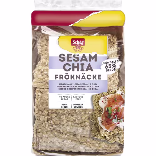 Schär Fröknäcke Sesam Chia Glutenfri 170g