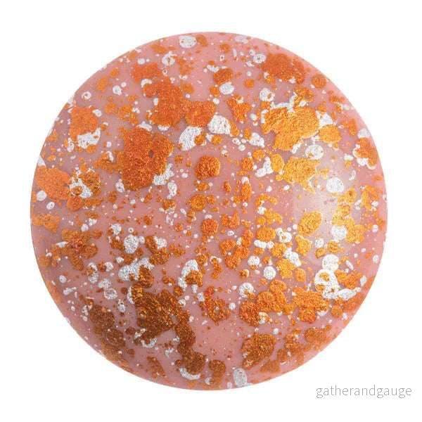 Cabochon par Puca® – Opaque Rose Tweedy 25 mm, 1 styck
