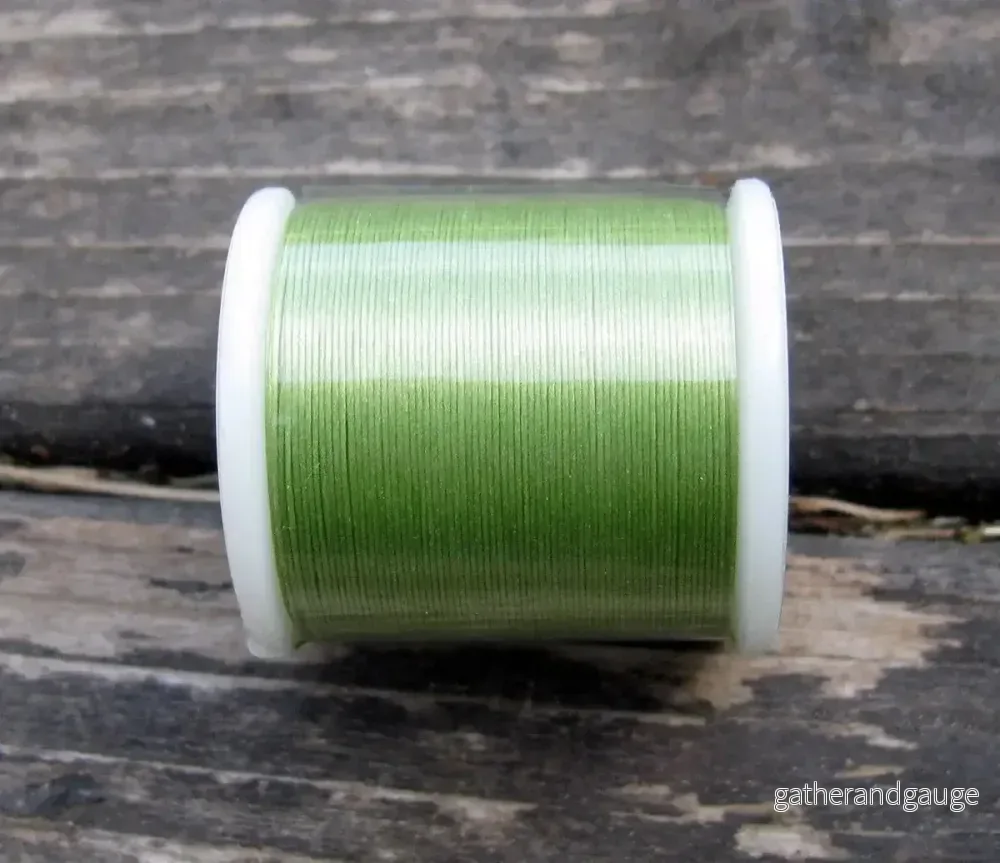 K.O pärltråd - Apple Green, 1 rulle