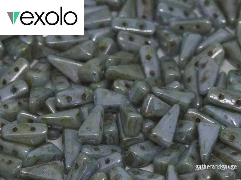 Vexolo® - Alabaster Blue Luster 5x8mm, 20-pack