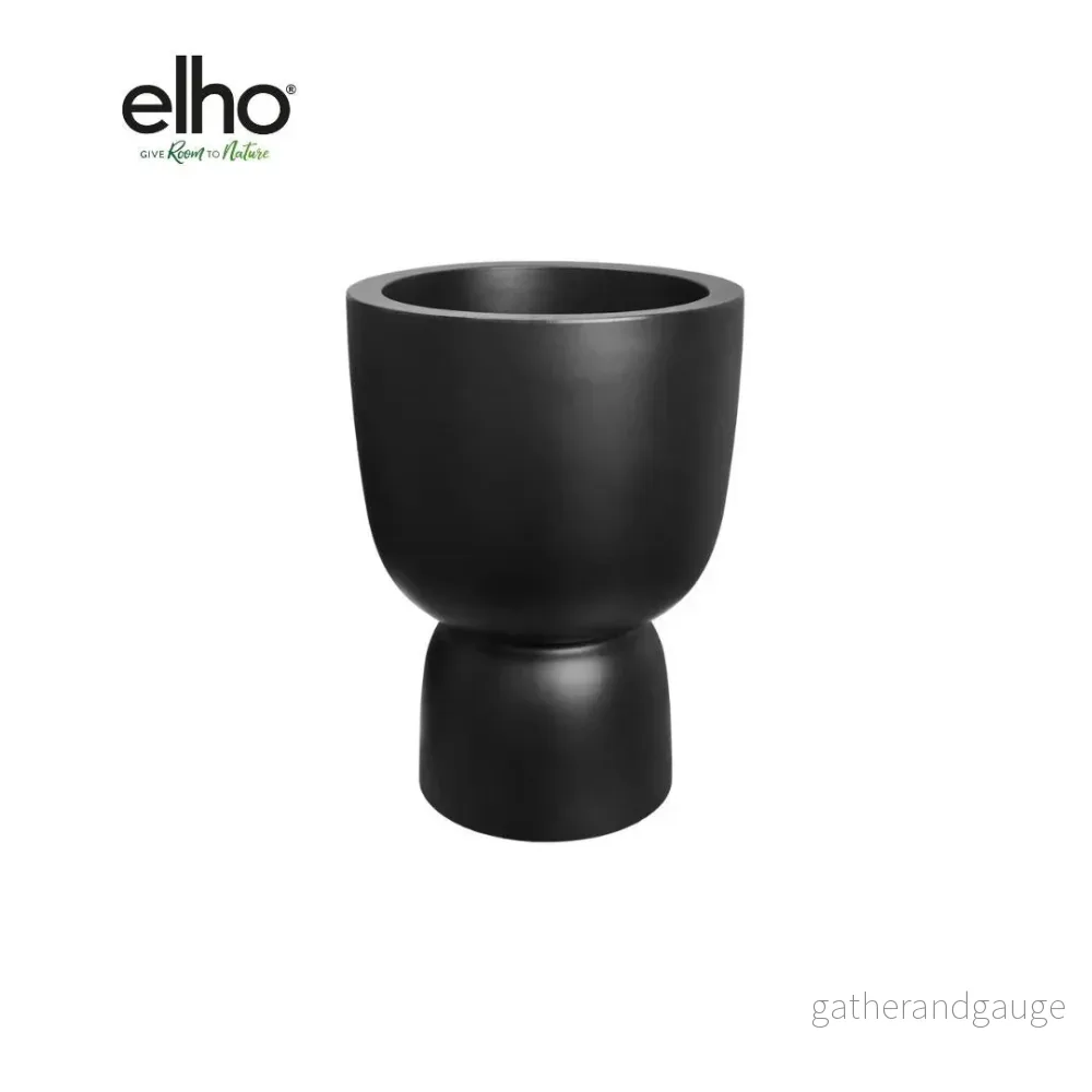 Elho Coupe Planter Svart - D35 x H49 - Bild 2