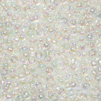 Miyuki Seed Beads – Crystal AB 11/0, 10 gram Miyuki Seed Beads – Crystal AB 11/0, 10 gram