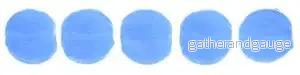 Tjeckiska Melon Round - Opal Sapphire 3mm 50-pack - Bild 2