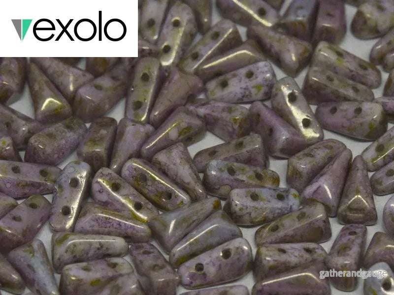 Vexolo® – Alabaster Lila Gold Luster 5x8mm, 20-pack Vexolo® – Alabaster Lila Gold Luster 5x8mm, 20-pack