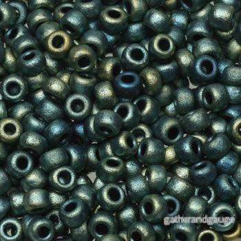 Miyuki Seed Beads - Metallic Matte Iris Patina 8/0, 10 Gram