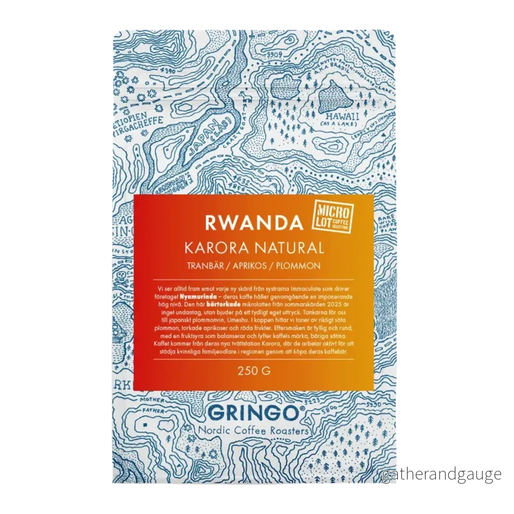 GRINGO - Rwanda Karora Natural - Brygg - 250g