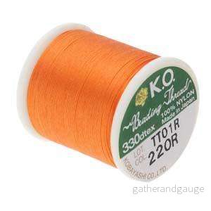 K.O Pärltråd - Orange 1 Rulle - Bild 3