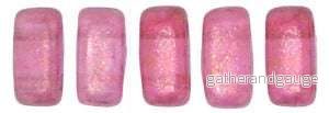 CzechMates Bricks – Halo Madder Rose, 50-pack CzechMates Bricks – Halo Madder Rose, 50-pack