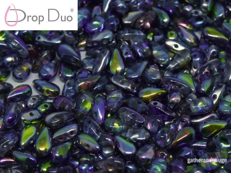 DropDuo® - Crystal Magic Blue 3x6mm, 30-pack