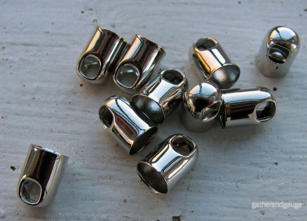 Ändfäste Silverfärgade – Runt hål, 5,2mm, 10-pack Ändfäste Silverfärgade – Runt hål, 5,2mm, 10-pack