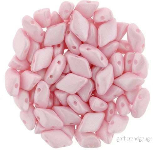 Matubo Gemduo – Powdery Pastel Pink 8x5mm Matubo Gemduo – Powdery Pastel Pink 8x5mm