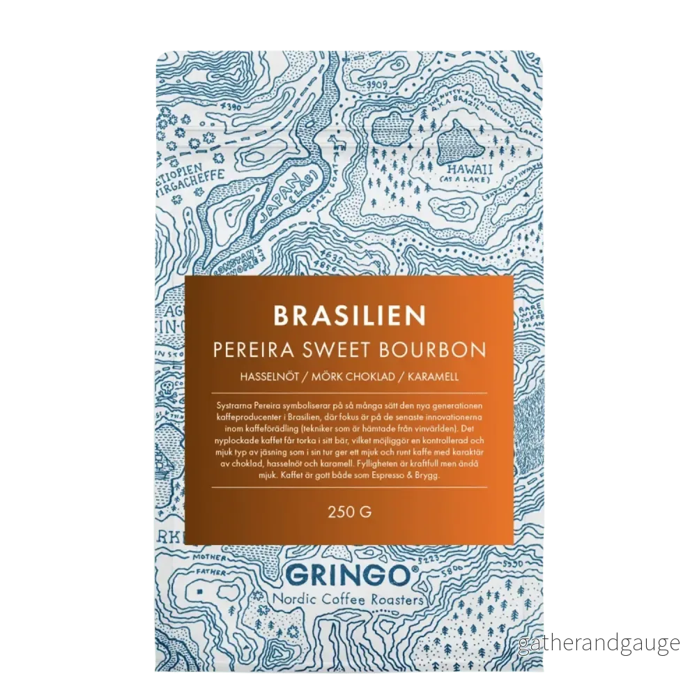 Gringo Nordic – Brasilien Pereira Sweet Natural – Brygg – 250g Gringo Nordic – Brasilien Pereira Sweet Natural – Brygg – 250g