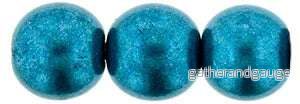 Tjeckiska Druks - Saturated Metallic Blooming Shaded Spruce 8 mm, 25-pack