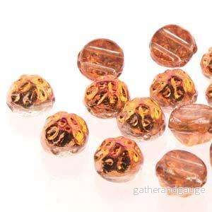 Baroque Cabochon – Crystal Sunset 7mm 2-håls 10-pack Baroque Cabochon – Crystal Sunset 7mm 2-håls 10-pack