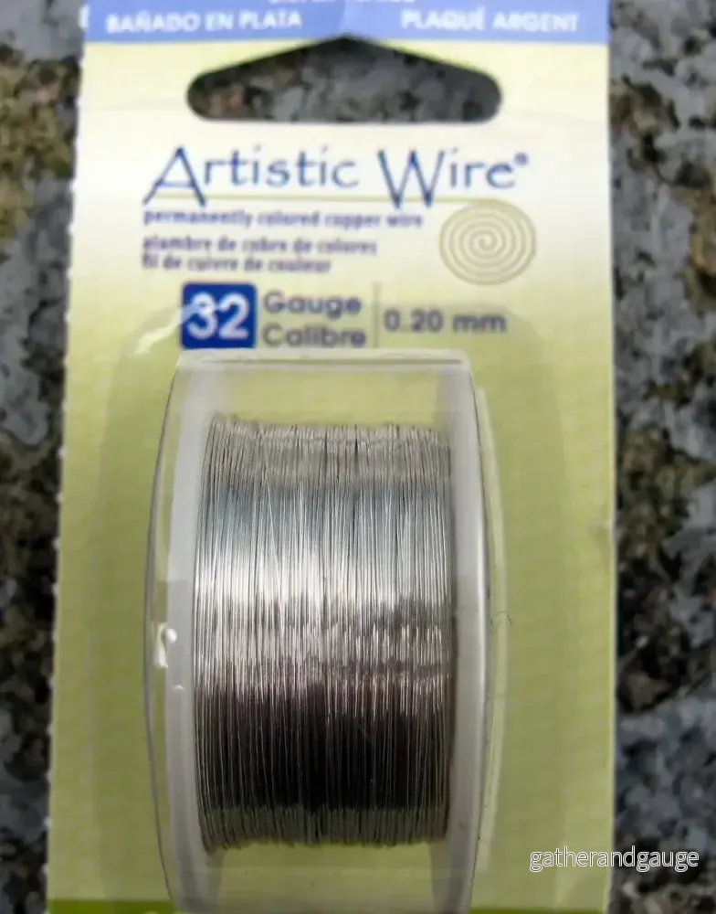 Artistic Wire 32 Ga - Silver Pläterad Non Tarnish 1 rulle - Bild 2