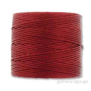 S- Lon bead cord – Red Hot, 1 rulle