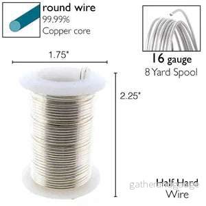 Wire Elements 16 Ga - Silverfärgad Non Tarnish 1 rulle - Bild 2