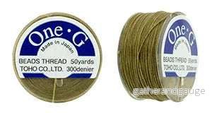One-G pärltråd – Sand Ash 50 yards One-G pärltråd – Sand Ash 50 yards