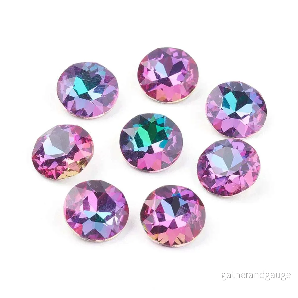 Kinesisk Strass - Round Stone Heliotrope 8mm 1 Styck - Bild 2