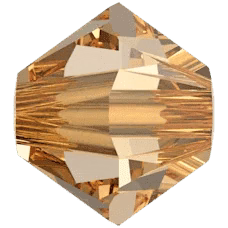 Primero Crystals 5328 Bicone – Crystal Golden Shadow 4mm 25-pack Primero Crystals 5328 Bicone – Crystal Golden Shadow 4mm 25-pack