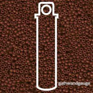 Miyuki Seed Beads - Special Dyed Reddish Brown 11/0, 23,5 gram