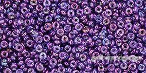 TOHO Demi Round – Gold Lustered Dark Amethyst 11/0, 5 gram TOHO Demi Round – Gold Lustered Dark Amethyst 11/0, 5 gram