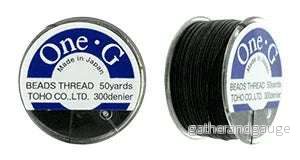 One-G pärltråd – Black 50 yards 1 rulle One-G pärltråd – Black 50 yards 1 rulle