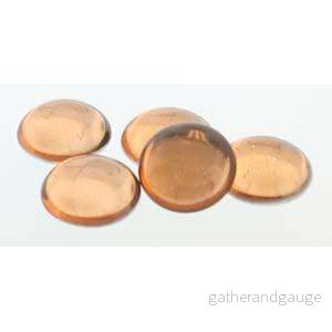 Cabochon Backlit - Peach 25mm 1 styck