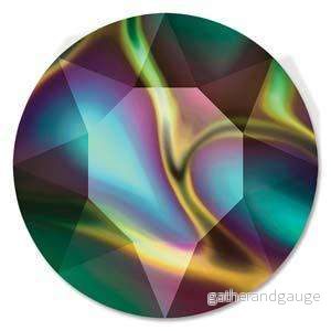 Swarovski Chaton 1088 SS29 – Crystal Darkfield 6mm, 2-pack