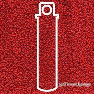 Miyuki Seed Beads - Opaque Red (408) 15/0, 8,2 gram